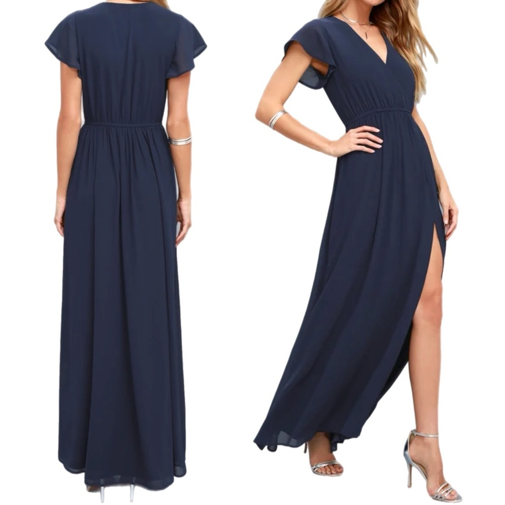 Lulu’s Lost in the Moment Maxi Dress NWT